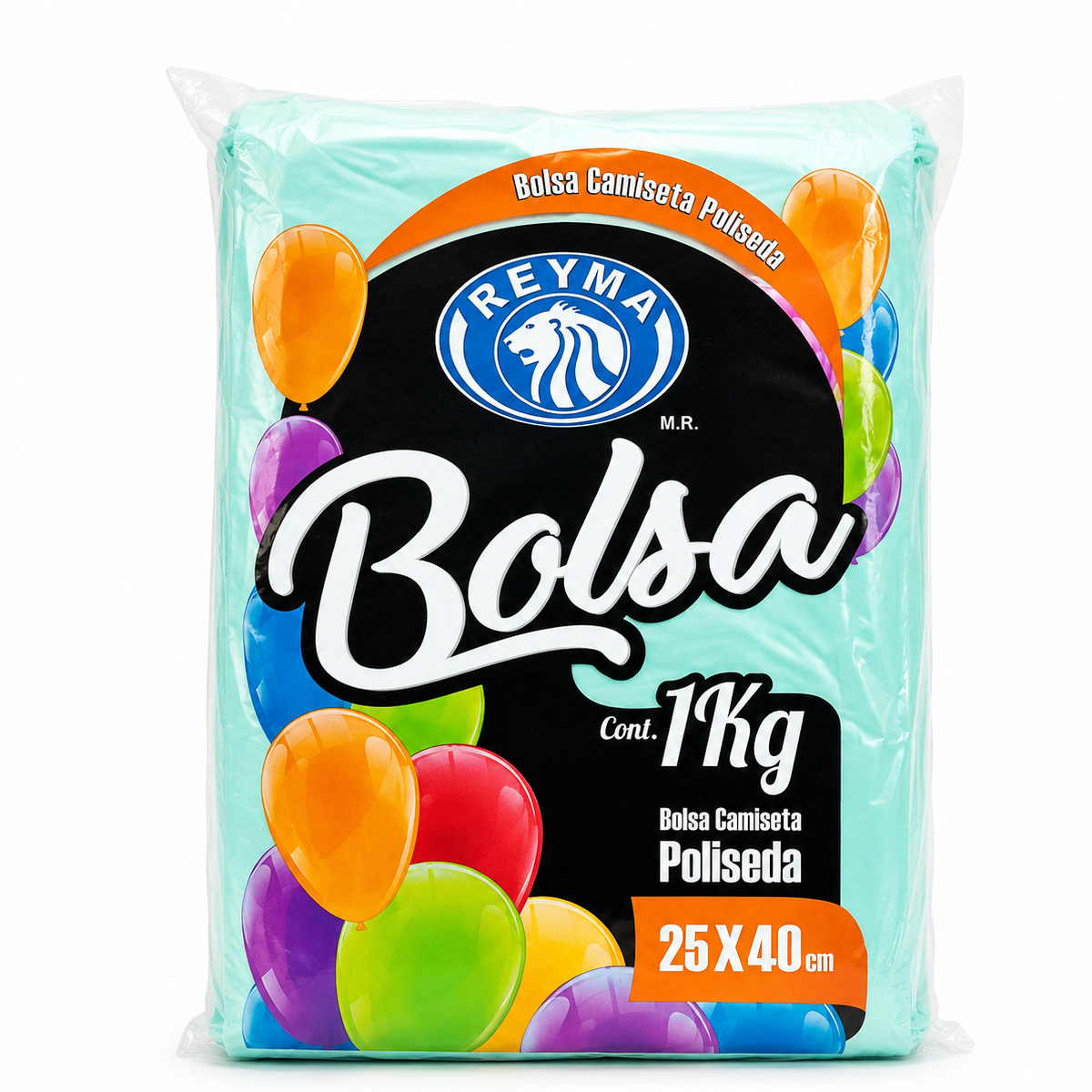 Bolsa Camiseta Poliseda Chica Reyma 25x40 cm 1 Kg