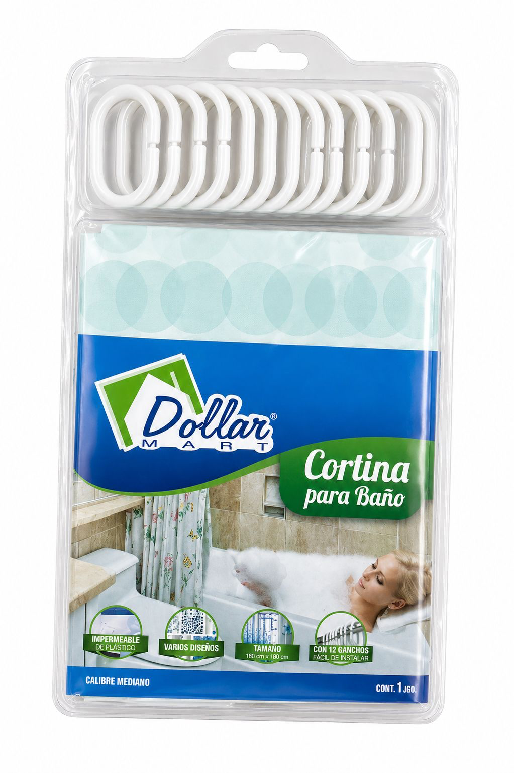 Cortina para Baño Mediana