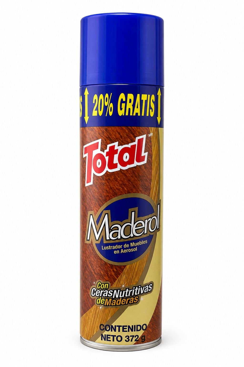 Total Maderol Lustrador de Muebles en Aerosol