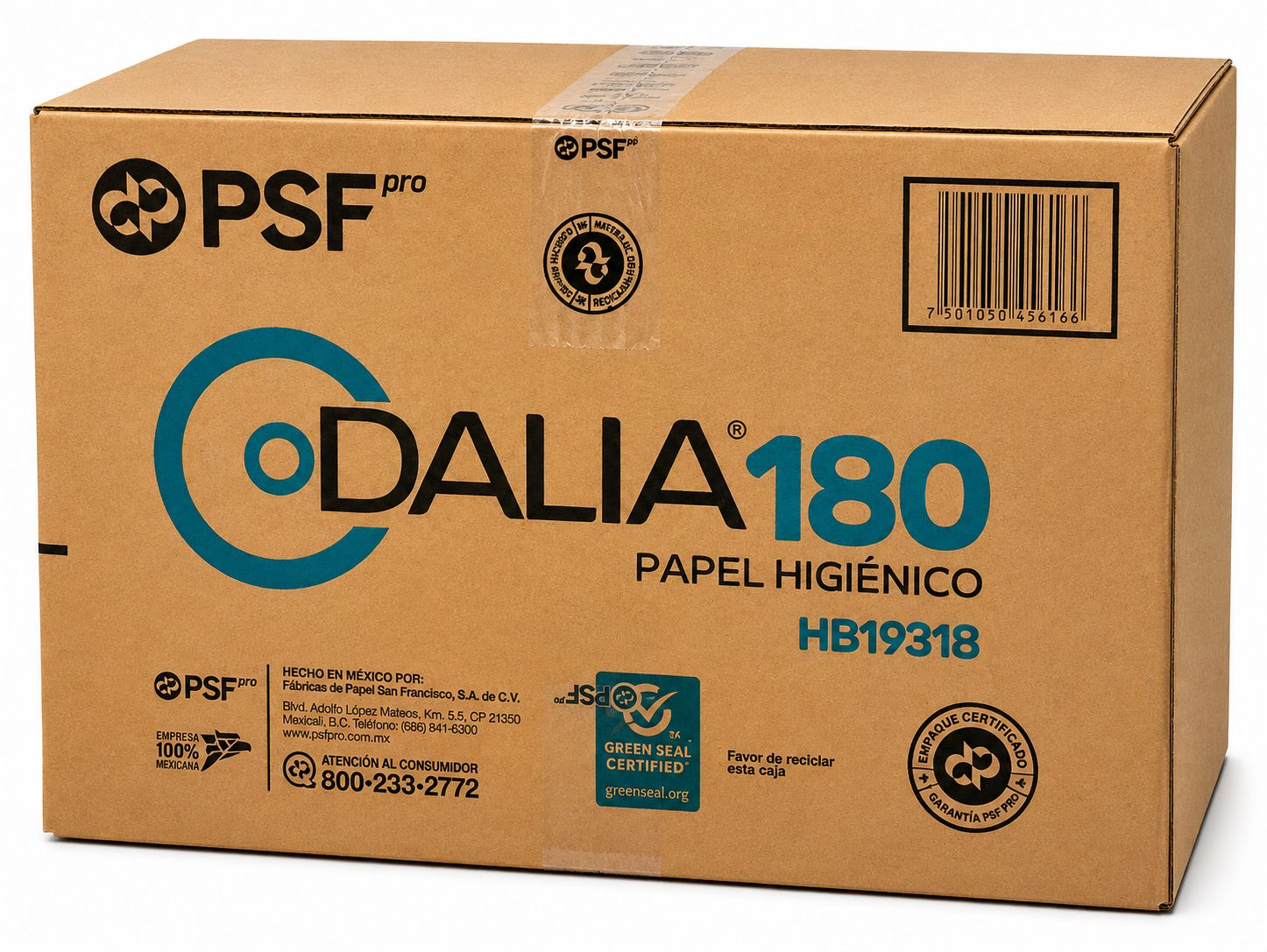 Papel Higiénico Dalia 180 PSF Pro – CAJA CON 12 ROLLOS